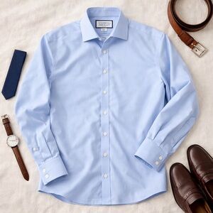 Charles Tyrwhitt Extra Slim Fit Light Blue Non-Iron Dress Shirt